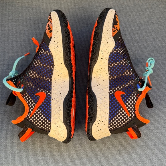 Nike PG4 Gatorade Basketball Shoes Women’s Size 6 Orange Camo Sneakers - Picture 7 of 11